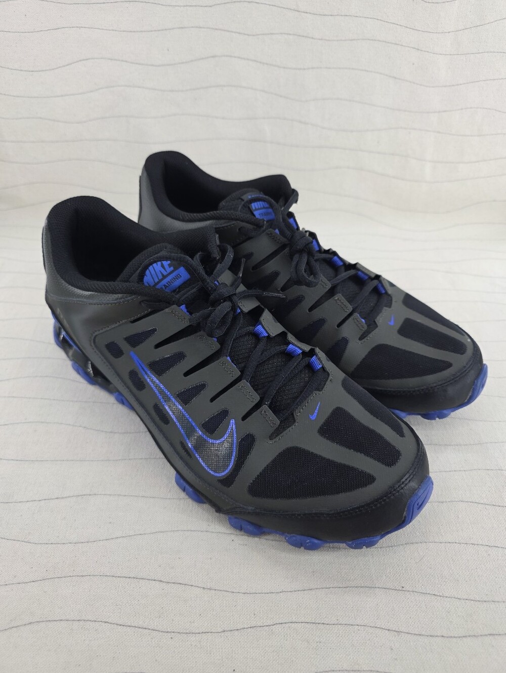 Nike Mens Reax 8 TR Running Black Racer Blue Sneakers Shoes 621716-012 Size 12 - Picture 15 of 15